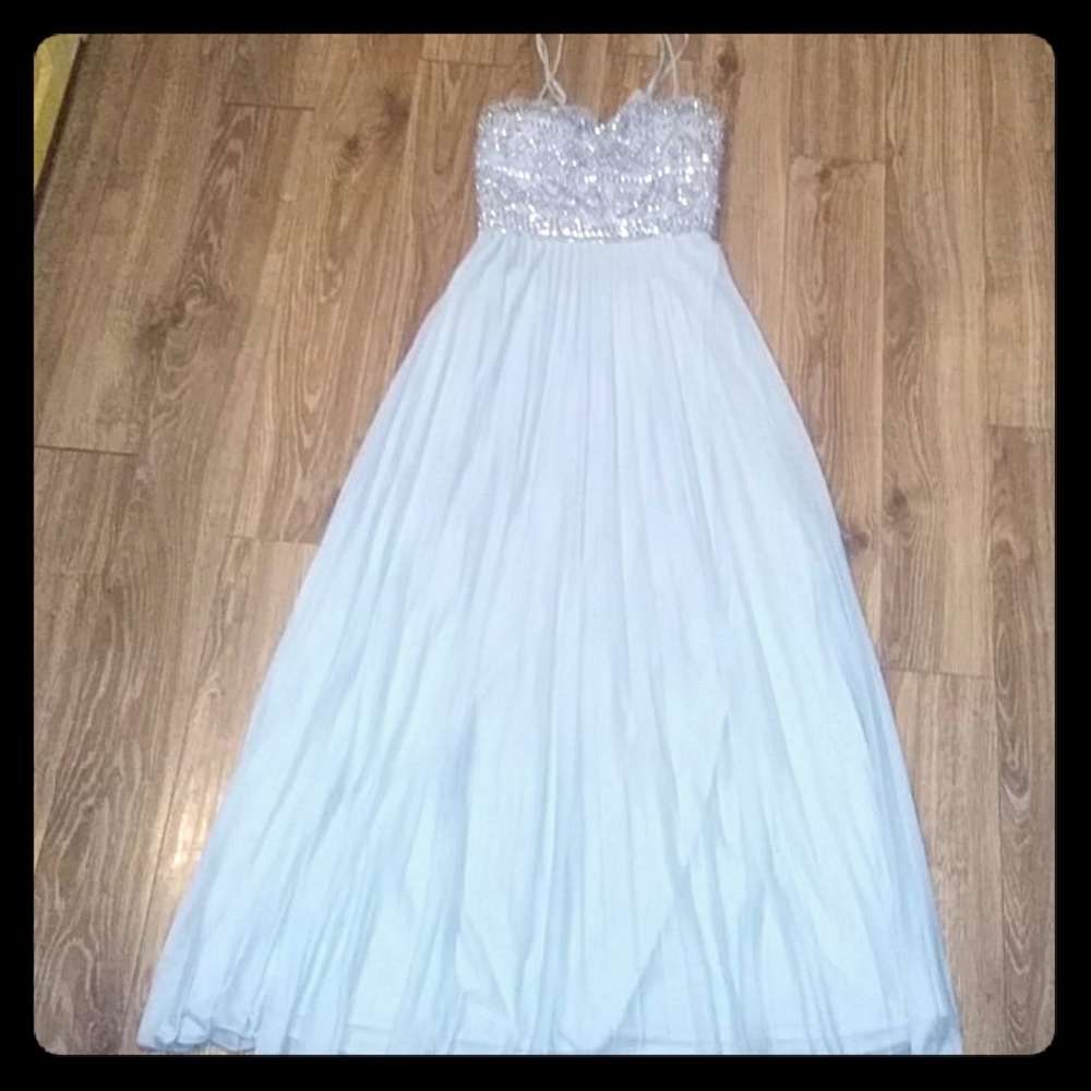Womens Size 11 light Blue formal dress